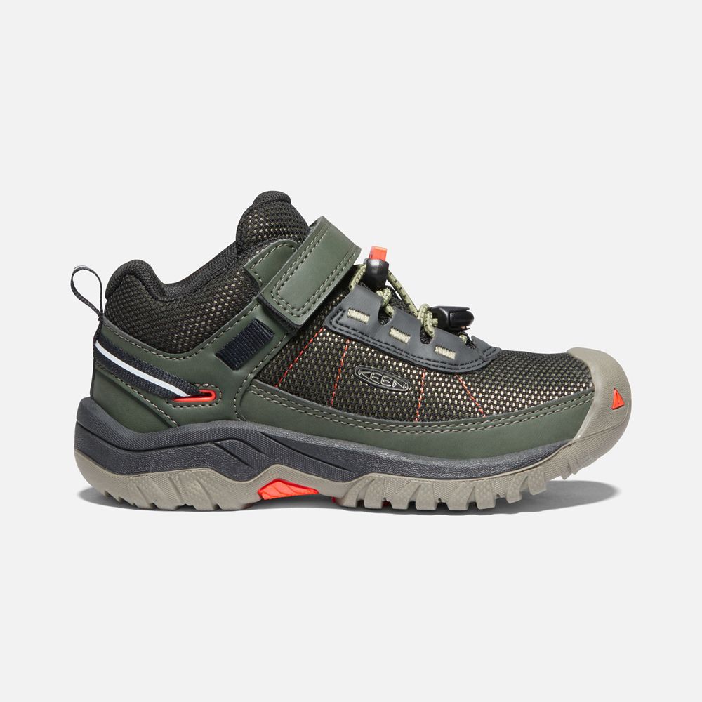 Keen Spor Ayakkabı Çocuk Zeytin Yeşili/Turuncu - Targhee Sport Vent Shoes - Türkiye LXQD59760